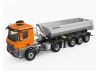 HuiNa Kabolite 1:14 3 Axle 4X4 Trailer + Truck RTR Orange