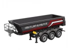 HuiNa Scania K770S Kabolite 3X Axle Metal Trailer - Black