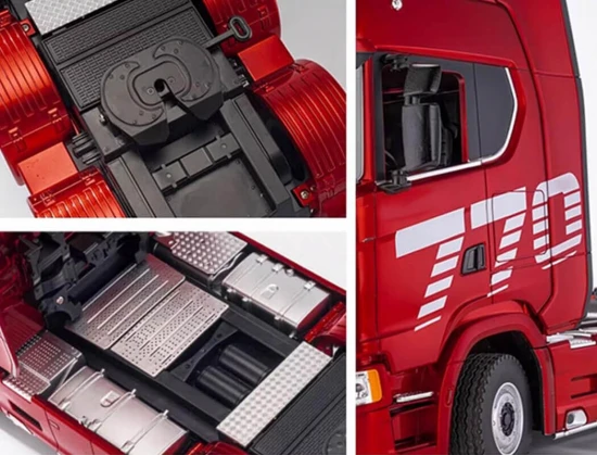 HuiNa Scania K770S-100 6X6 RC Haulage Truck RTR - Red