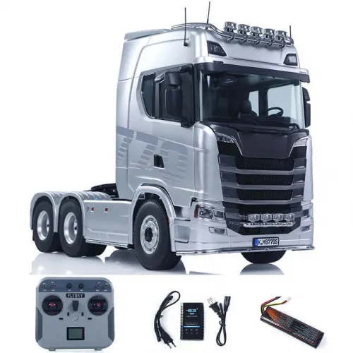 HuiNa Scania K770S-100 6X6 RC Haulage Truck RTR - Silver