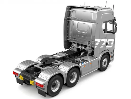 HuiNa Scania K770S-100 6X6 RC Haulage Truck RTR - Silver