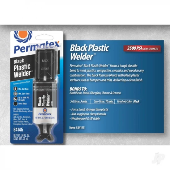 Devcon Black Plastic Weld (25ml Syringe)