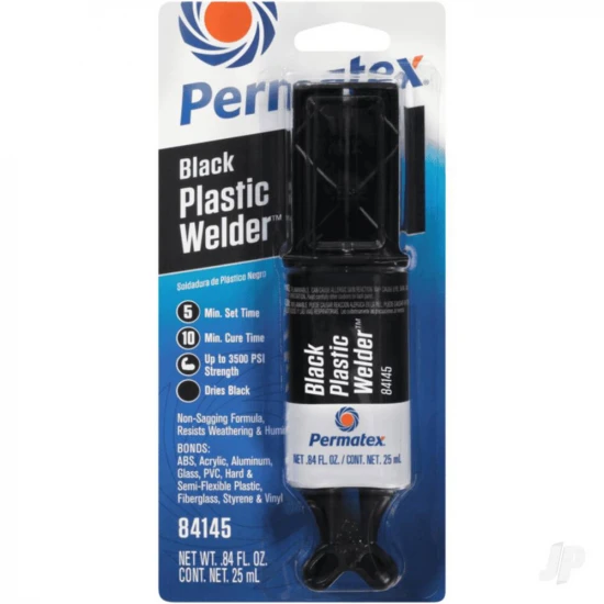 Devcon Black Plastic Weld (25ml Syringe)