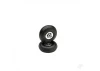 Dubro 1-3/4in Diameter Chrome Treaded Wheels (2 pcs)