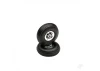 Dubro 2-1/4in Diameter Chrome Treaded Wheels (2 pcs)