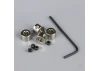 K+S DB244 1/4Ins Brass Collets (2 Pcs)