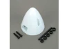 Dubro 2in Spinner, White (1 PC per package)