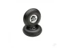 Dubro 2-3/4in Diameter Chrome Treaded Wheels (2 pcs)