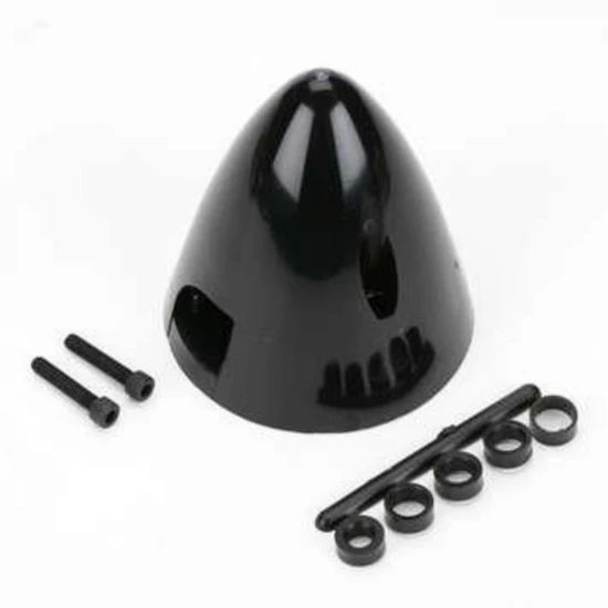 Dubro 2.5in Spinner, Black (1 PC per package)