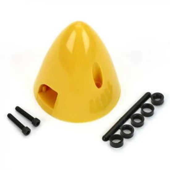 Dubro 2.5in Spinner, Yellow (1 PC per package)