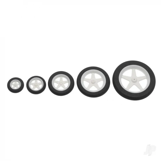 Dubro 3in Micro Sport Wheels (1 pair per card)