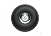 Dubro 3in Diameter Chrome Treaded Wheels (2 pcs)