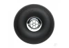 Dubro 3-1/4in Diameter Chrome Treaded Wheels (2 pcs)