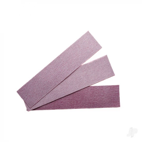 Dubro Replacement Sand Paper for Kwik Sander 11in 80 Grit (6 pcs)