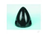 Dubro 2in Three Blade Spinner Black (1 PC per package)