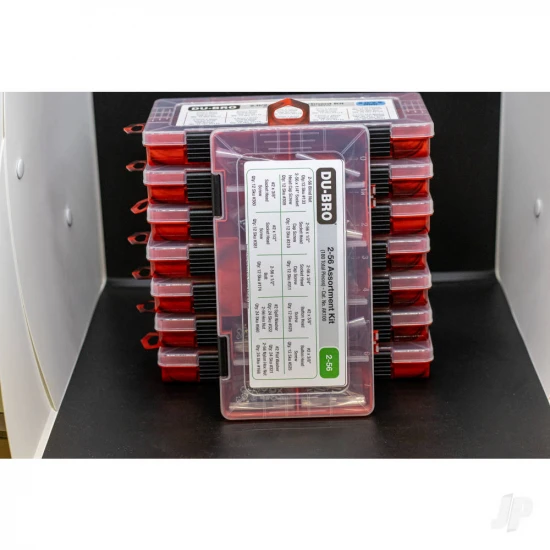 Dubro 2-56 Hardware Assortment Kit (180 pcs set)