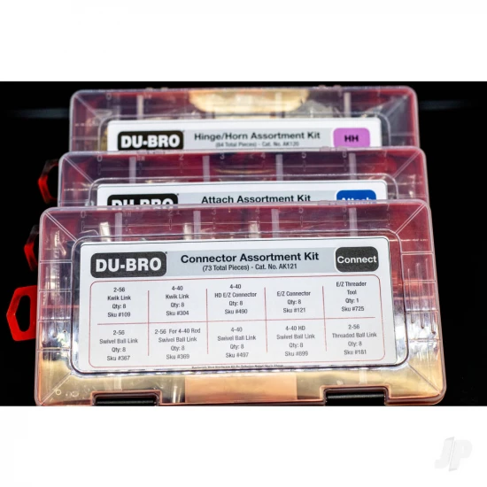 Dubro Connectors Assortment Kit (73 pcs set)