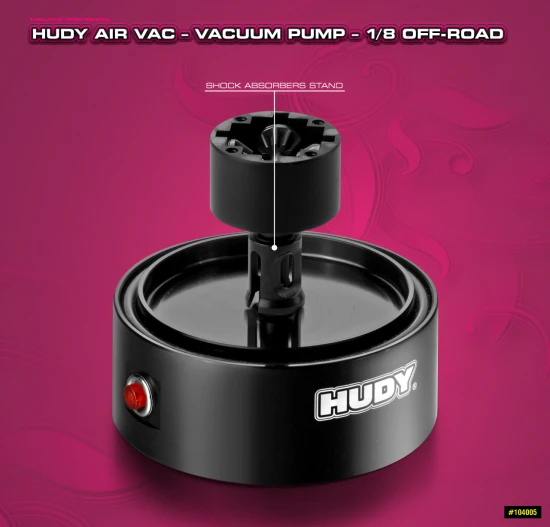Hudy Air Vac - Vacuum Pump - 1:8 Off Road