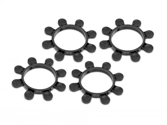 Hudy 1:10 Off-Road Tire Mounting Band - Octopus - Black (4)