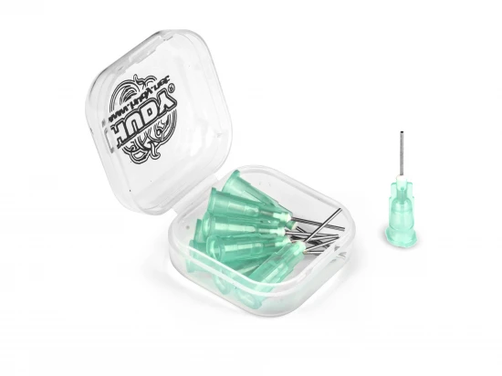 Hudy Glue Tip Needle 0.6mm - Straight (10)