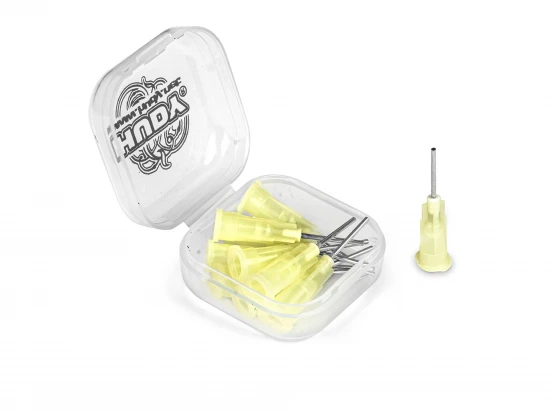 Hudy Glue Tip Needle 0.8mm - Straight (10)