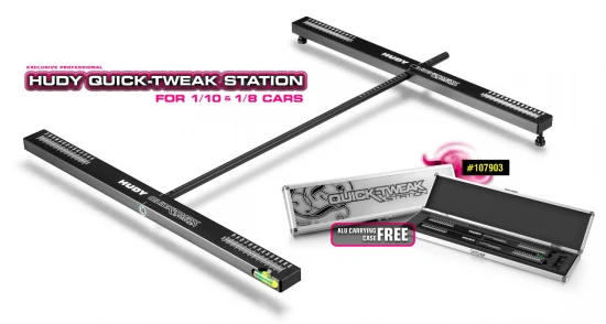 Hudy Quick-Tweak Station 1:8 + 1:10 On-Road
