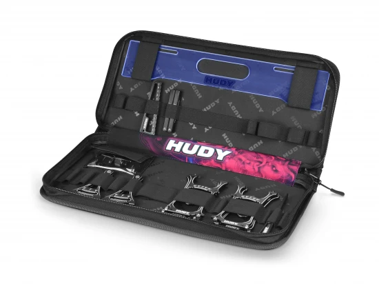 Hudy Set Up Station And Set Up Tools With Carrying Bag - 1:8 GT Cars