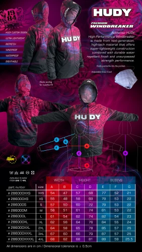 Hudy High-Performance Windbreaker (L)