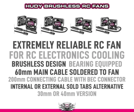 Hudy Brushless RC Fan 30mm