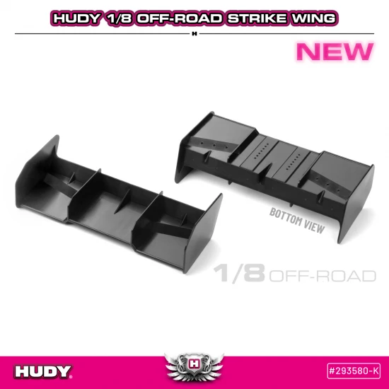 Hudy 1:8 Off-Road Strike Wing - Black
