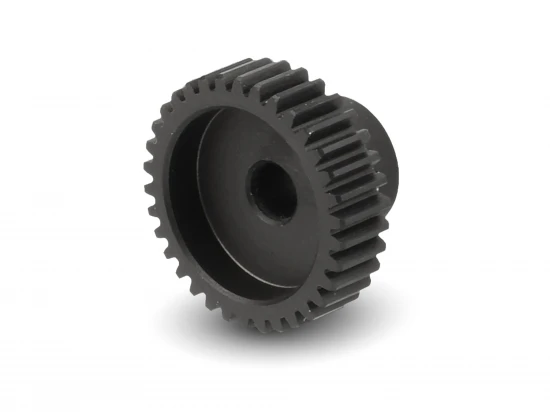 Hudy Aluminium Ultra-Light Pinion Gear - Hard Coated - 34T / 64