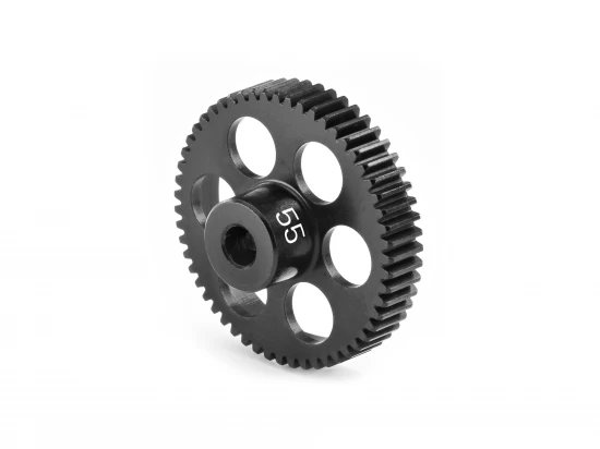Hudy Aluminium Ultra-Light Pinion Gear - Hard Coated - 55T / 64DP