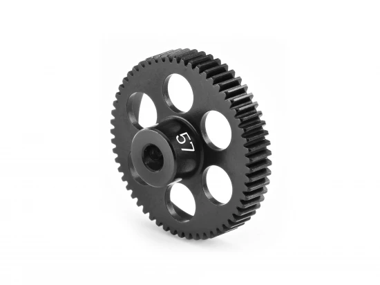 Hudy Aluminium Ultra-Light Pinion Gear - Hard Coated - 57T / 64DP
