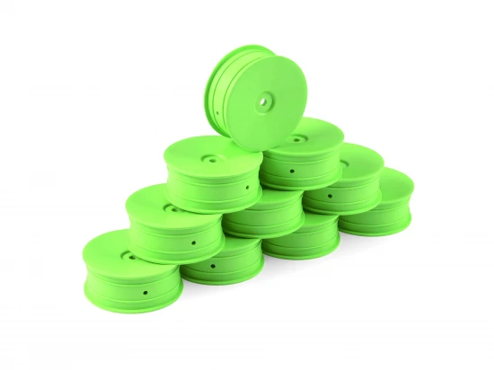 Hudy 1:10 Off-Road Wheel - 2WD Front Green (10)