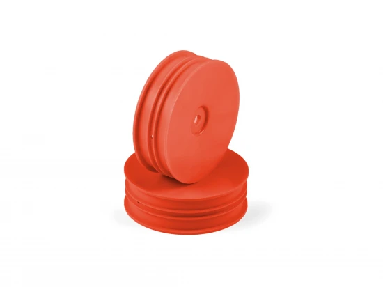 Hudy 1:10 Off-Road Wheel - 2WD Front Narrow Orange (2)