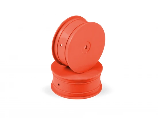 Hudy 1:10 Off-Road Wheel - 4WD Front Orange (2)