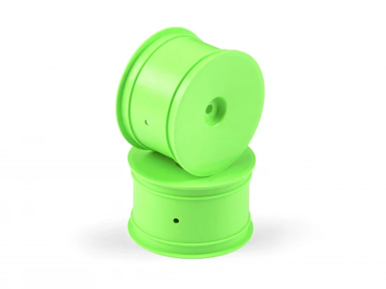 Hudy 1:10 Off-Road Wheel - 2WD/4WD Rear Green (2)