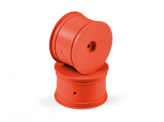Hudy 1:10 Off-Road Wheel - 2WD/4WD Rear Orange (2)