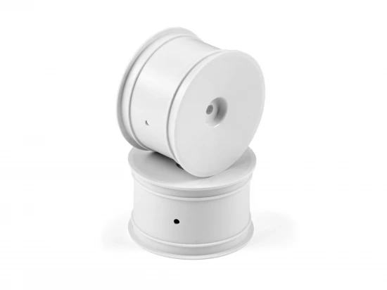 Hudy 1:10 Off-Road Wheel - 2WD/4WD Rear White (2)
