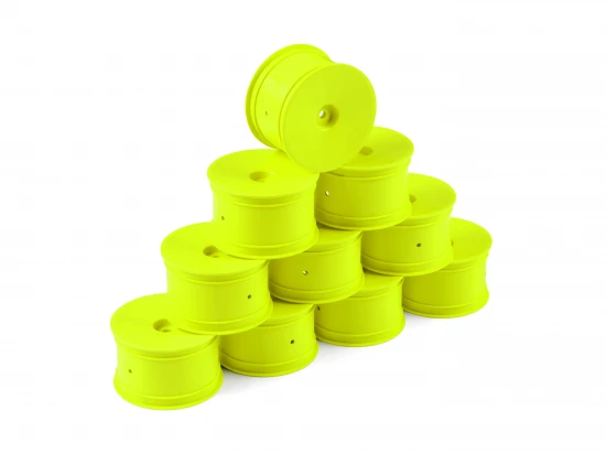 Hudy 1:10 Off-Road Wheel - 2WD/4WD Rear Yellow (10)