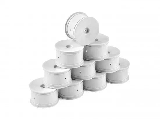 Hudy 1:10 Off-Road Wheel - 2WD/4WD Rear White (10)