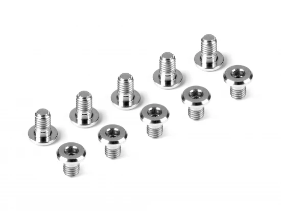 Hudy Titanium Super-Low Head Screw Centering Dia M3X5 (10)