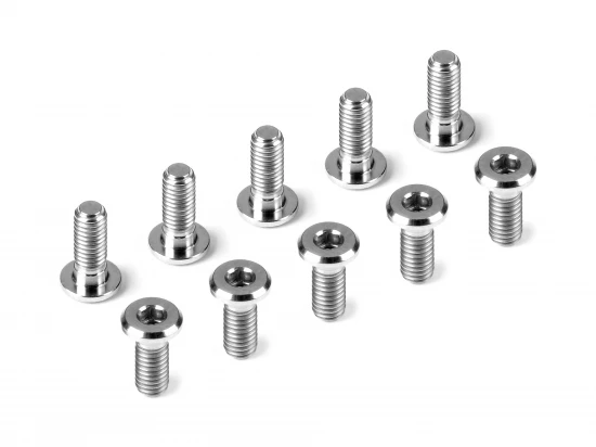 Hudy Titanium Super-Low Head Screw Centering Dia M3X8 (10)