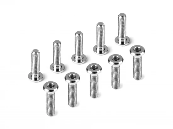Hudy Titanium Super-Low Head Screw Centering Dia M3X12 (10)