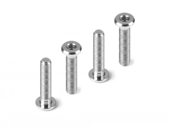 Hudy Titanium Super-Low Head Screw Centering Dia M3X14 (4)