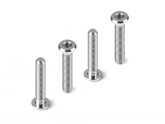 Hudy Titanium Super-Low Head Screw Centering Dia M3X16 (4)