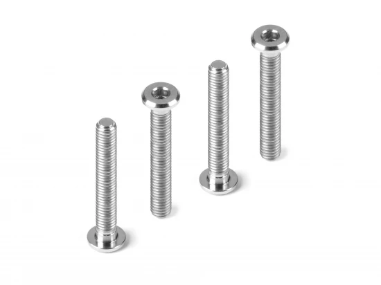 Hudy Titanium Super-Low Head Screw Centering Dia M3X20 (4)