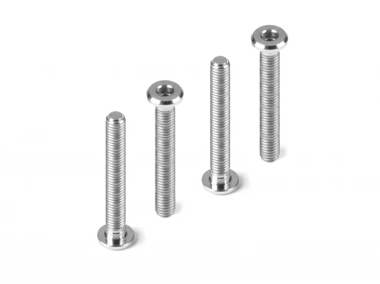 Hudy Titanium Super-Low Head Screw Centering Dia M3X22 (4)