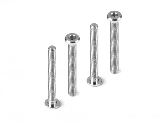 Hudy Titanium Super-Low Head Screw Centering Dia M3X25 (4)