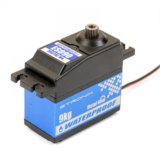 eTronix ES090 Standard Waterproof MG Servo - 9Kg 0.13s